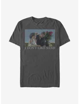 Plus Size Star Wars Padme And Anakin I Don't Like Sand Meme T-Shirt, , hi-res