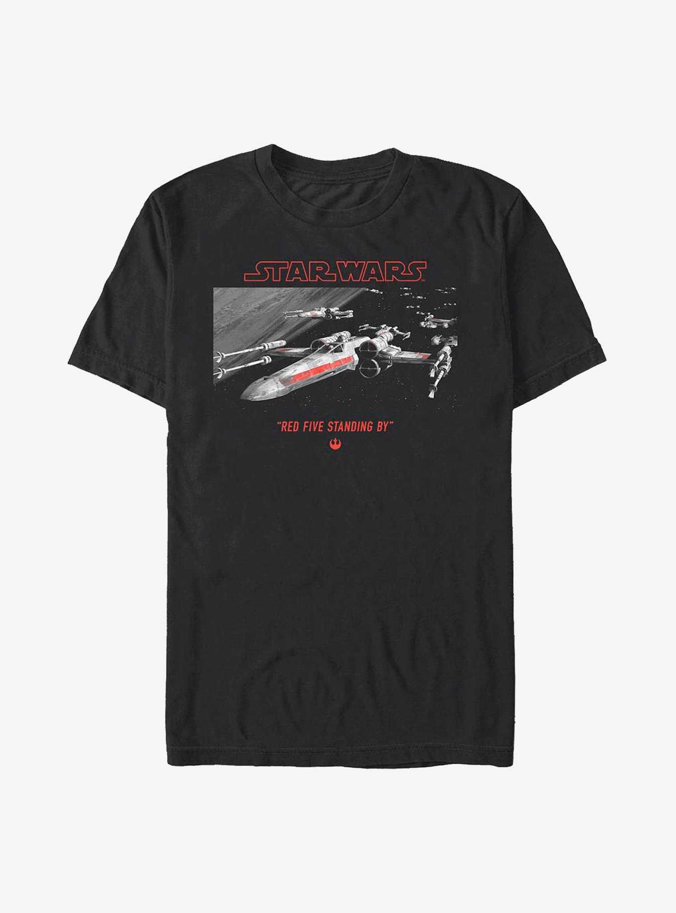 Star Wars Red Five Standing By T-Shirt, , hi-res
