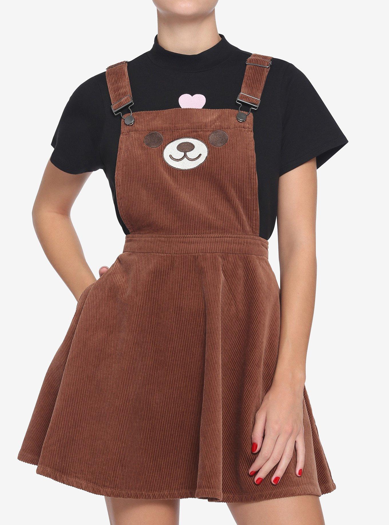 Teddy Bear Corduroy Skirtall Hot Topic