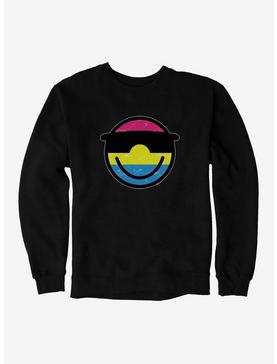 iCreate Pride Pansexual Flag Smile Sweatshirt, , hi-res