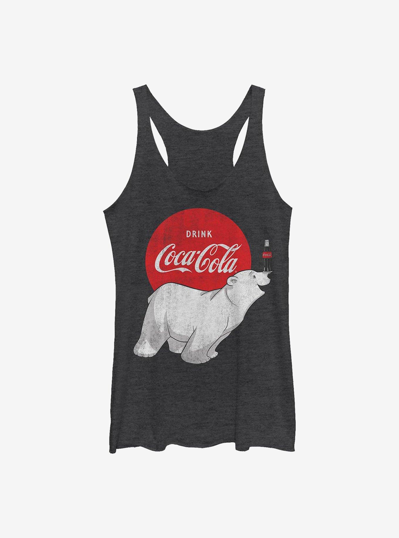 Coke Polar Girls Tank, BLK HTR, hi-res