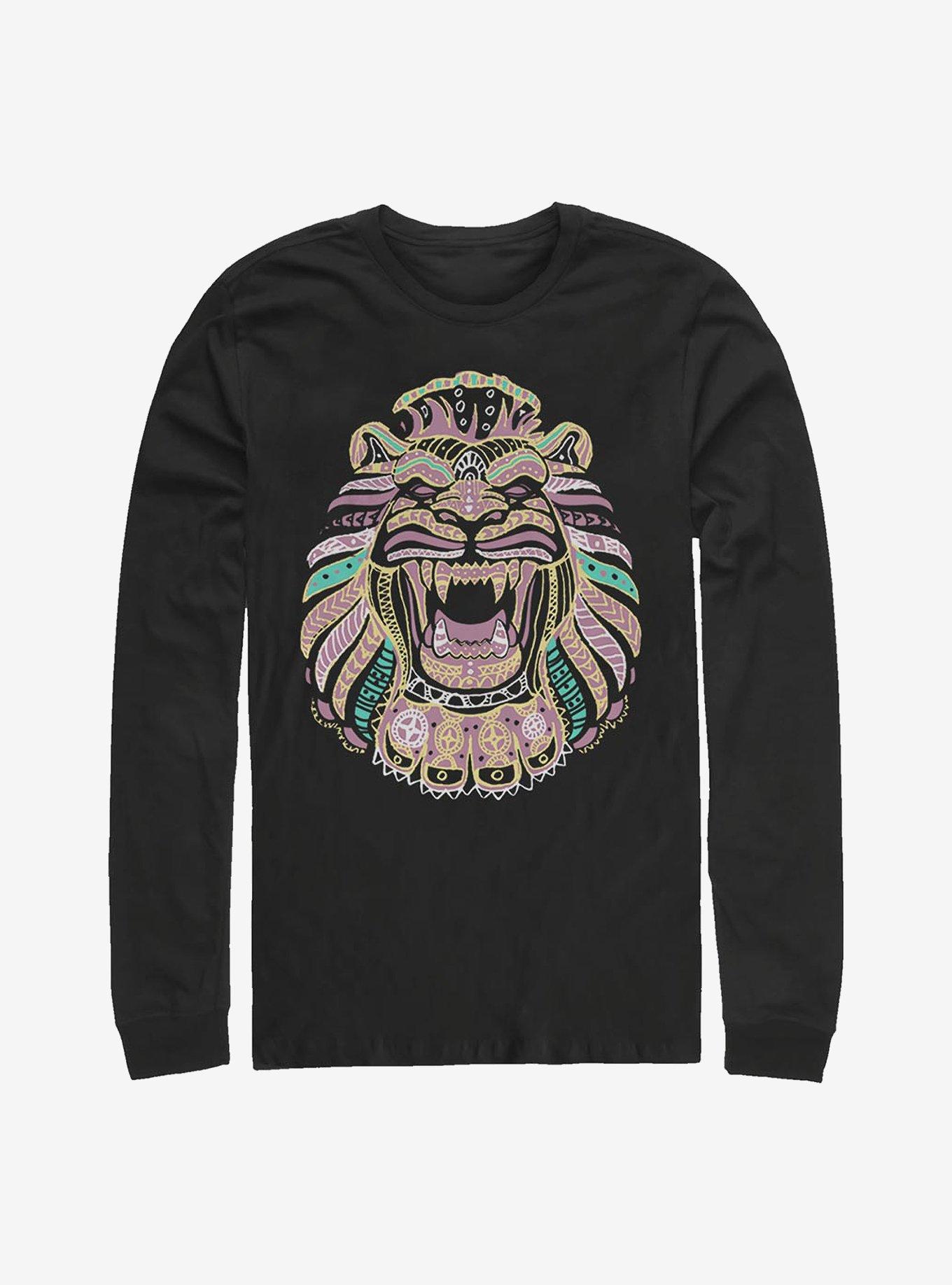 Disney Aladdin 2019 Live Action Aladdin Lion Long-Sleeve T-Shirt, BLACK, hi-res