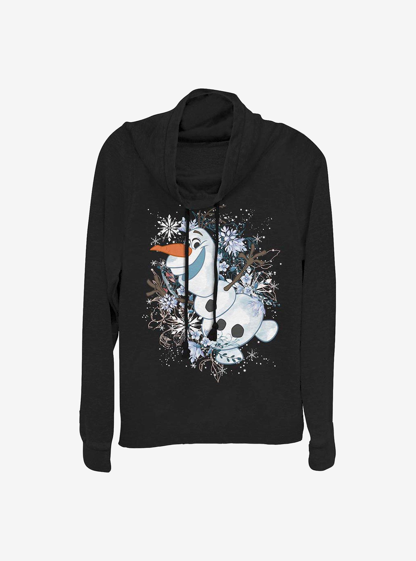 Disney Frozen Olaf Dream Cowlneck Long-Sleeve Girls Top, , hi-res