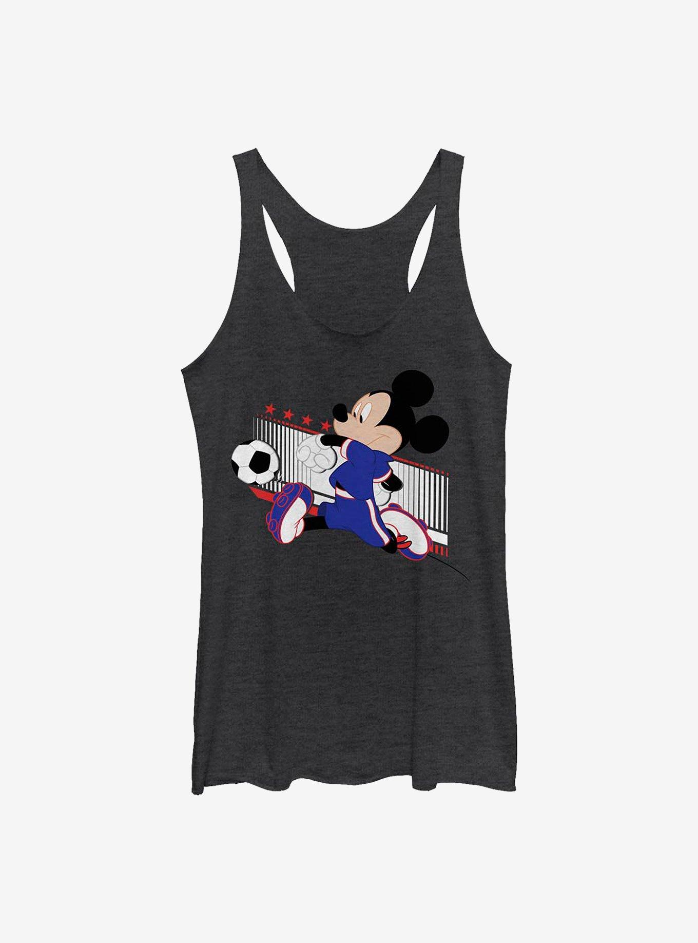 Disney Mickey Mouse Japan Kick Girls Tank, BLK HTR, hi-res