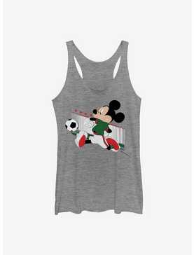 Disney Mickey Mouse Mexico Kick Girls Tank, GRAY HTR, hi-res
