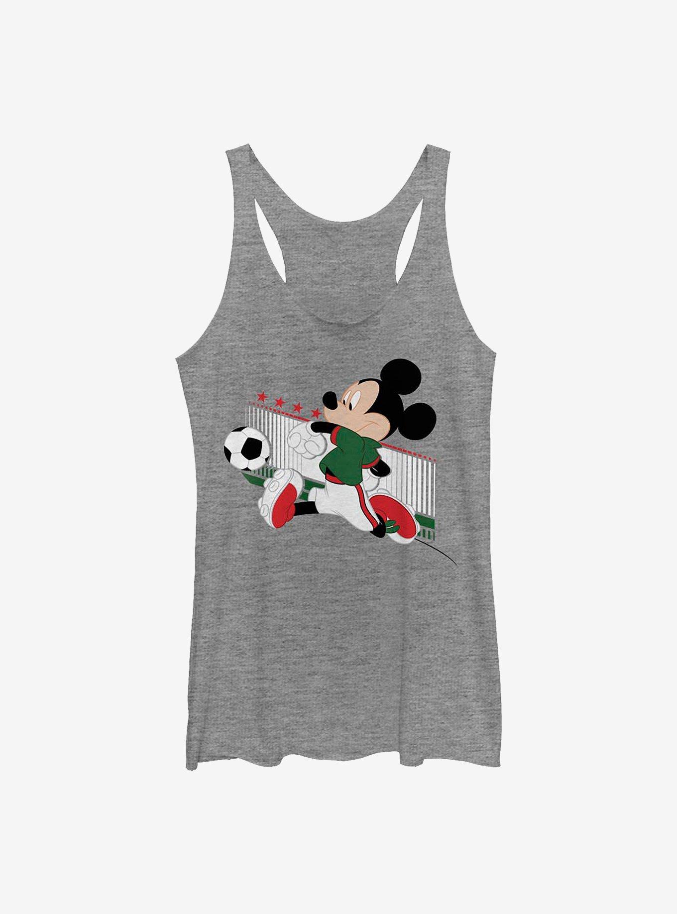 Disney Mickey Mouse Mexico Kick Girls Tank, GRAY HTR, hi-res