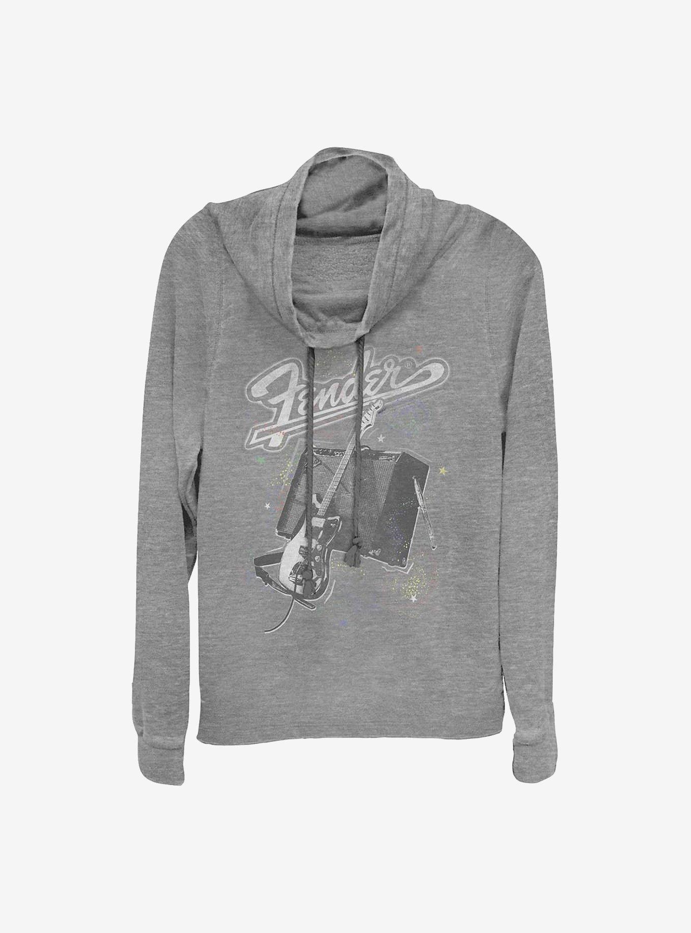 Fender Space Fender Cowlneck Long-Sleeve Girls Top, , hi-res