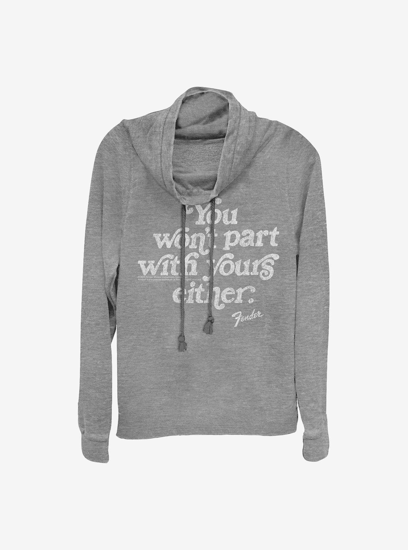 Fender Vintage Quote Cowlneck Long-Sleeve Girls Top, , hi-res