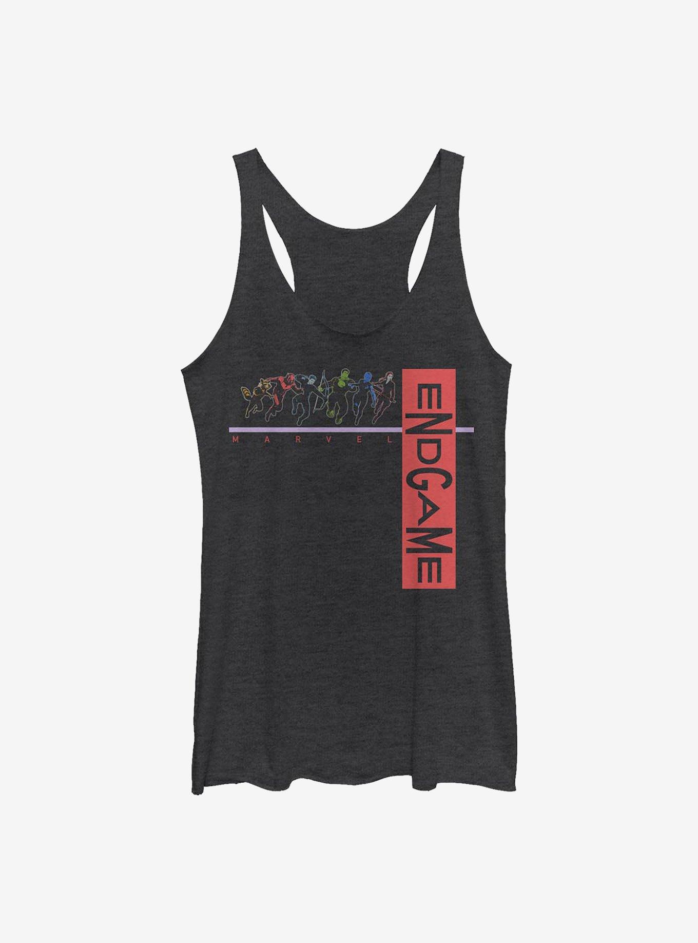 Marvel Avengers Endgame Squad Girls Tank, BLK HTR, hi-res