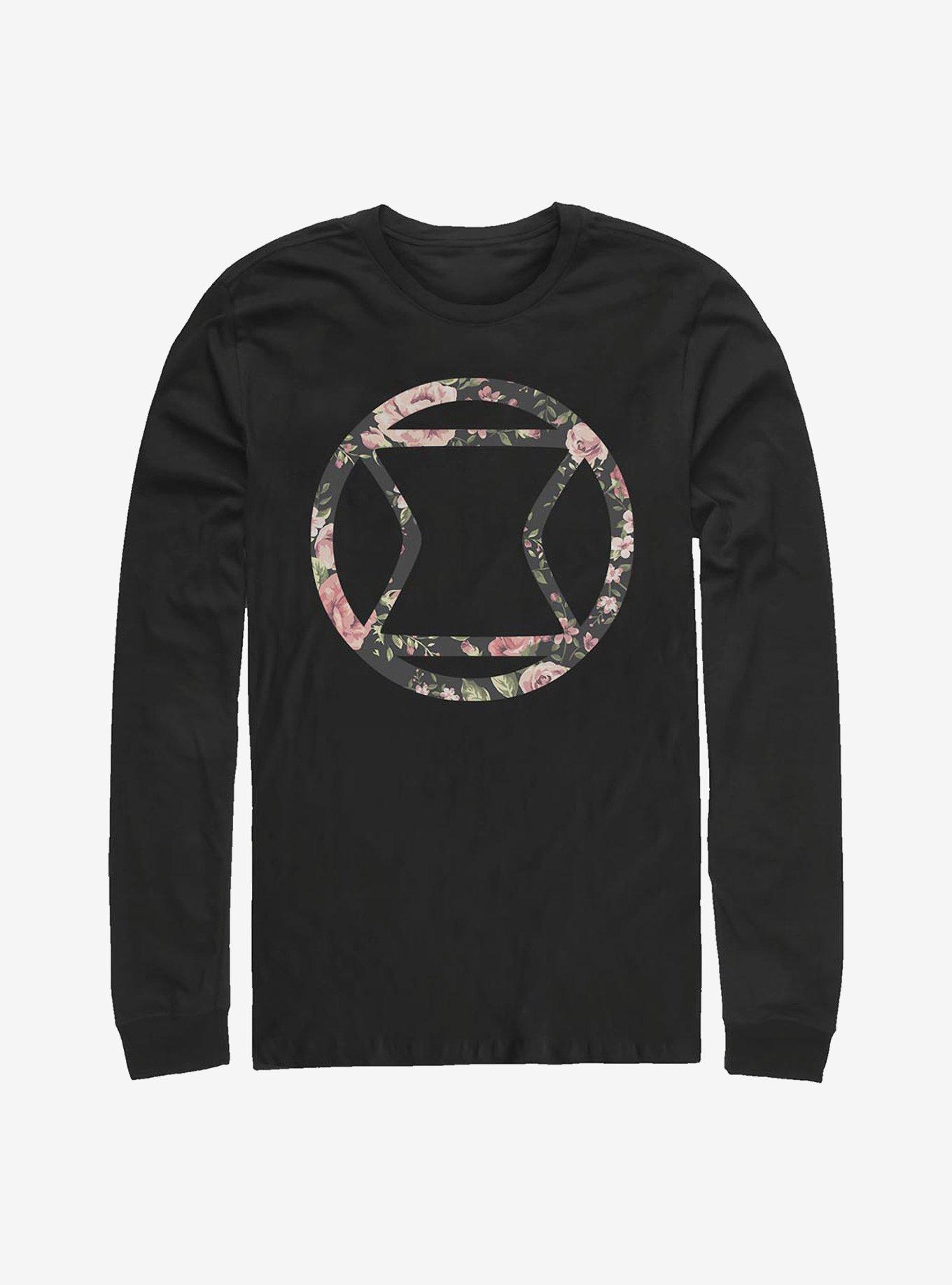 Marvel Black Widow Rose Long-Sleeve T-Shirt, , hi-res