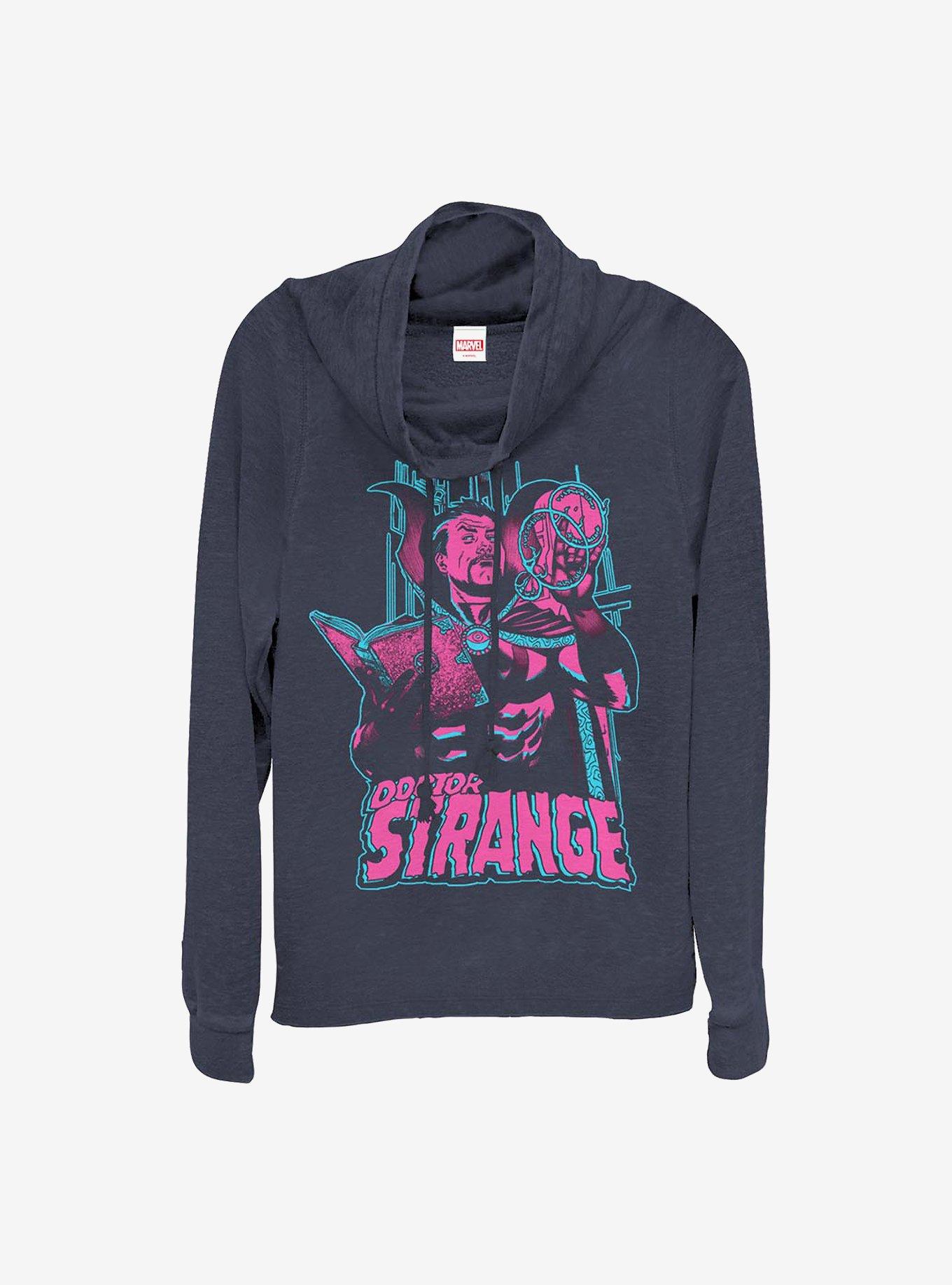 Marvel Doctor Strange Doc Is Cowlneck Long-Sleeve Girls Top