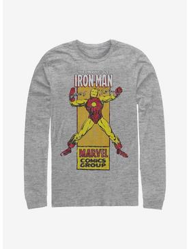 Plus Size Marvel Iron Man Icon Long-Sleeve T-Shirt, , hi-res