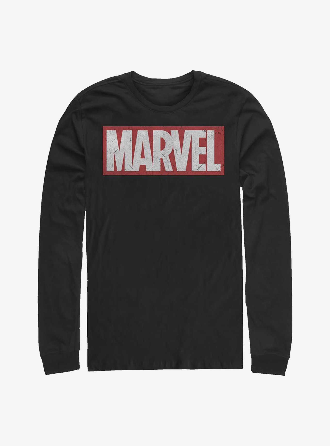 Marvel Brick Logo Long-Sleeve T-Shirt, , hi-res