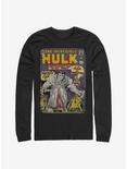 Marvel The Hulk Comic Cover Long-Sleeve T-Shirt, BLACK, hi-res