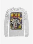 Marvel The Hulk Comic Cover Long-Sleeve T-Shirt, WHITE, hi-res