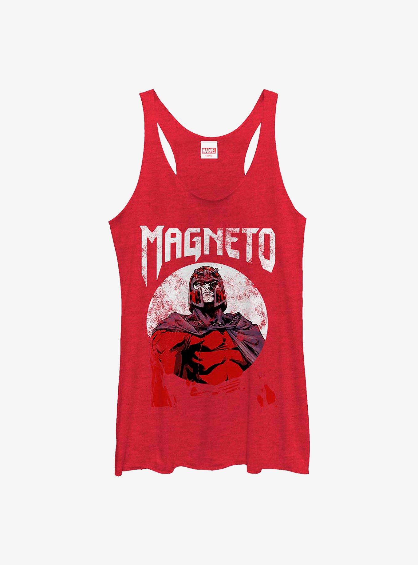 Marvel X-Men Magento Poses Girls Tank, RED HTR, hi-res