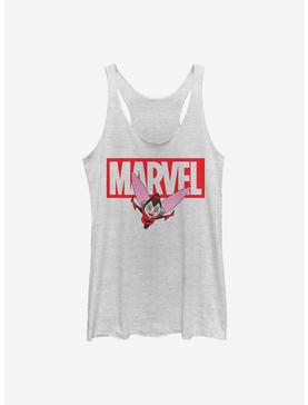Marvel Ant-Man Brick Wasp Girls Tank, WHITE HTR, hi-res