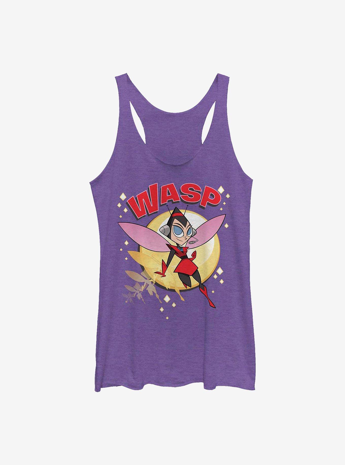 Marvel Ant-Man Wasp Retro Zoom Girls Tank, PUR HTR, hi-res