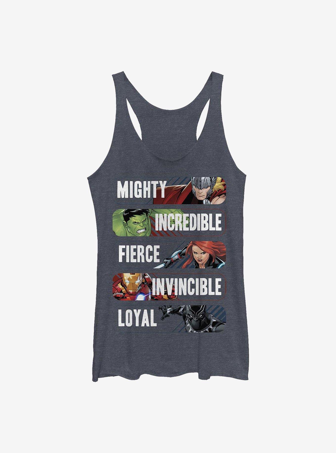 Marvel Avengers Adjectives Girls Tank, , hi-res