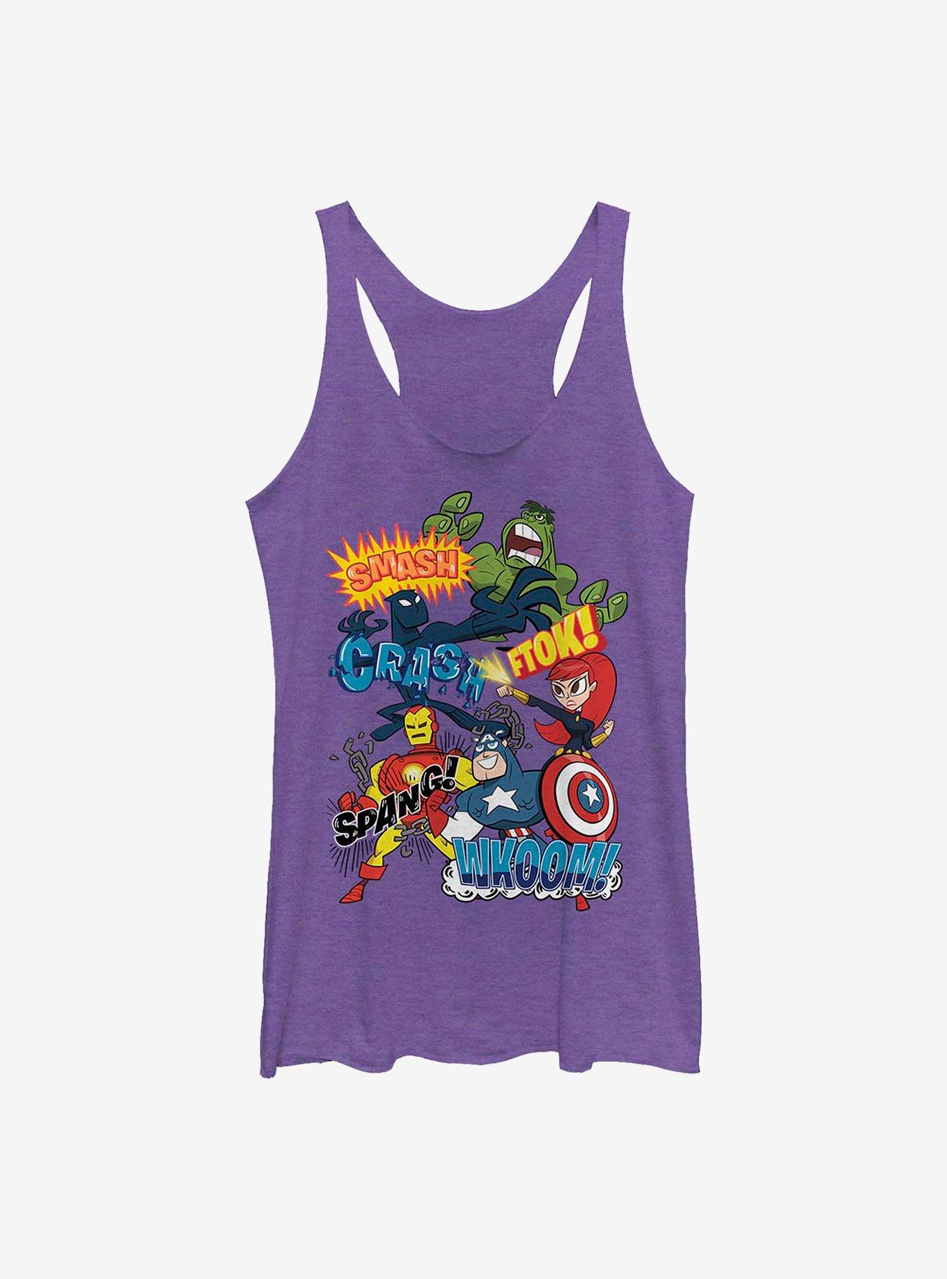 Marvel Avengers Sound Effects Retro Girls Tank, , hi-res