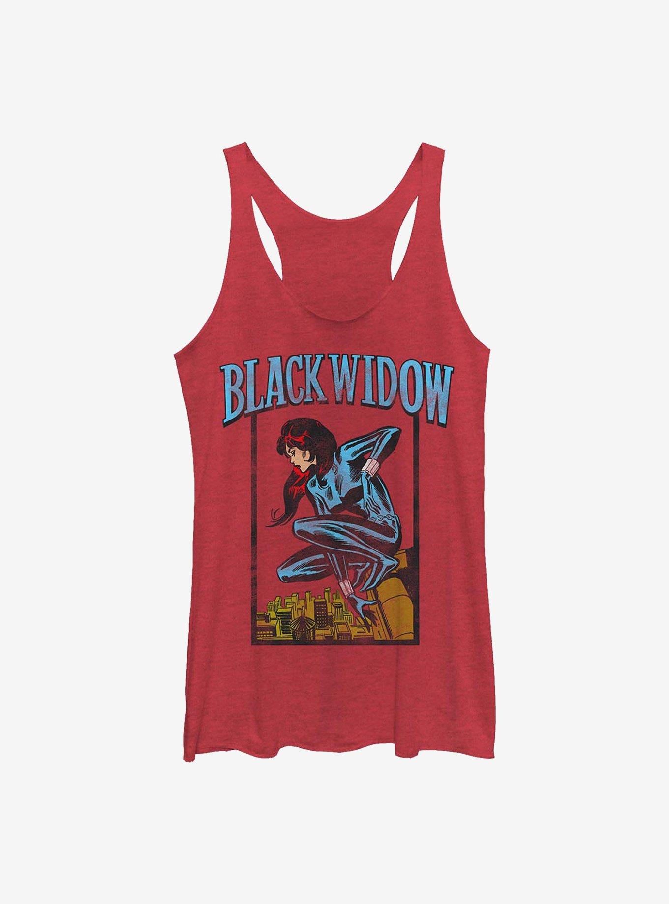 Marvel Black Widow City Hero Girls Tank, RED HTR, hi-res