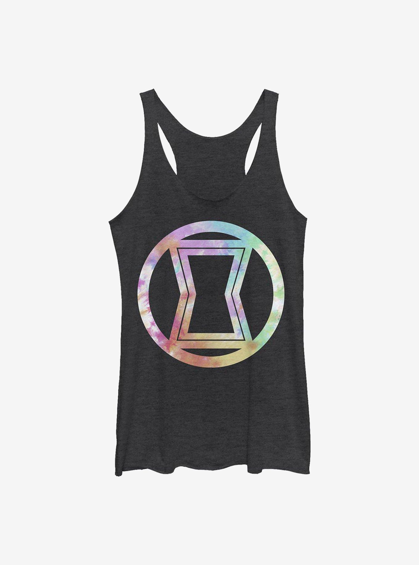 Marvel Black Widow Tie-Dye Girls Tank, , hi-res