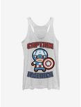 Marvel Captain America Kawaii America Girls Tank, WHITE HTR, hi-res