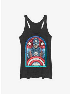 Marvel Captain America Stained Glass Girls Tank, , hi-res