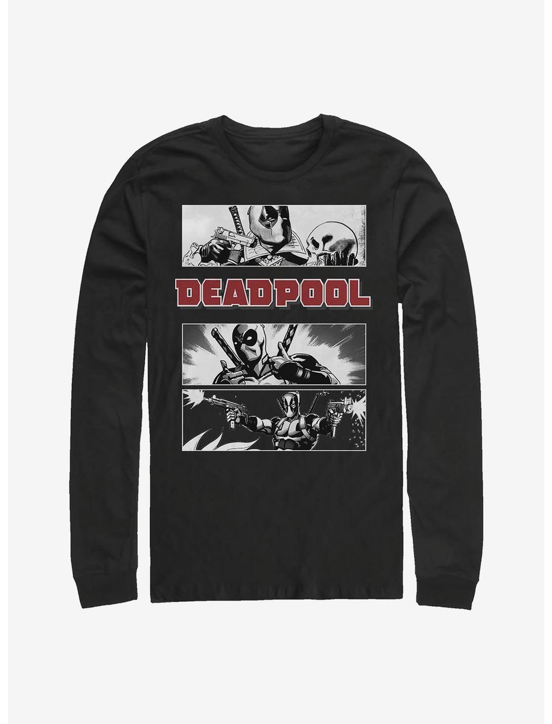 Marvel Deadpool Dead Poet Long-Sleeve T-Shirt, BLACK, hi-res
