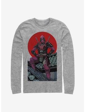 Marvel Deadpool Sun Long-Sleeve T-Shirt, ATH HTR, hi-res