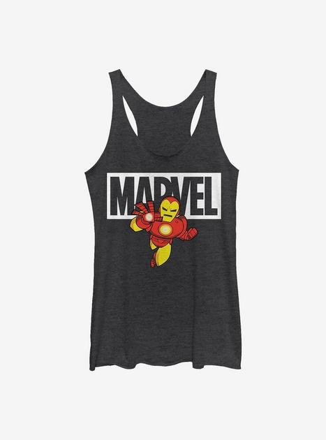 Marvel Iron Man Brick Girls Tank - BLACK | Hot Topic