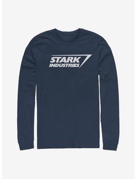 Plus Size Marvel Iron Man Stark Logo Long-Sleeve T-Shirt, , hi-res