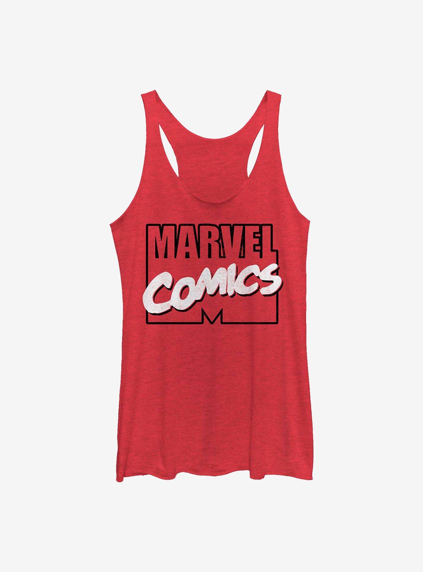 Marvel Comics Logo Girls Tank