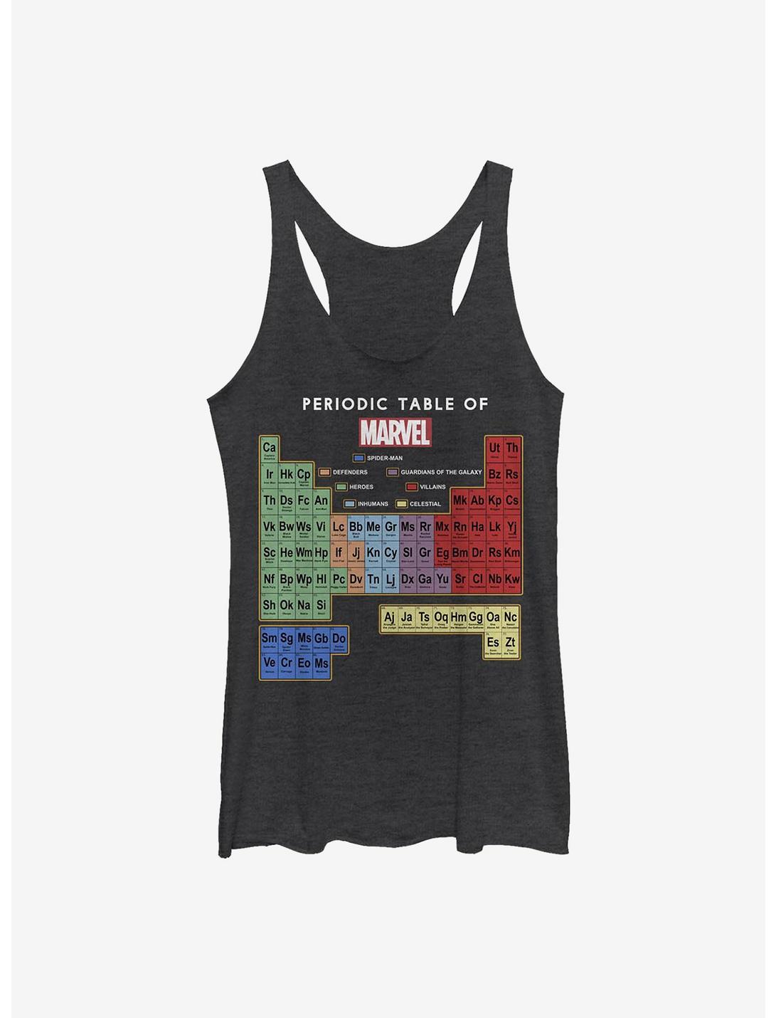 Marvel Periodic Table Of Marvel Girls Tank, BLK HTR, hi-res
