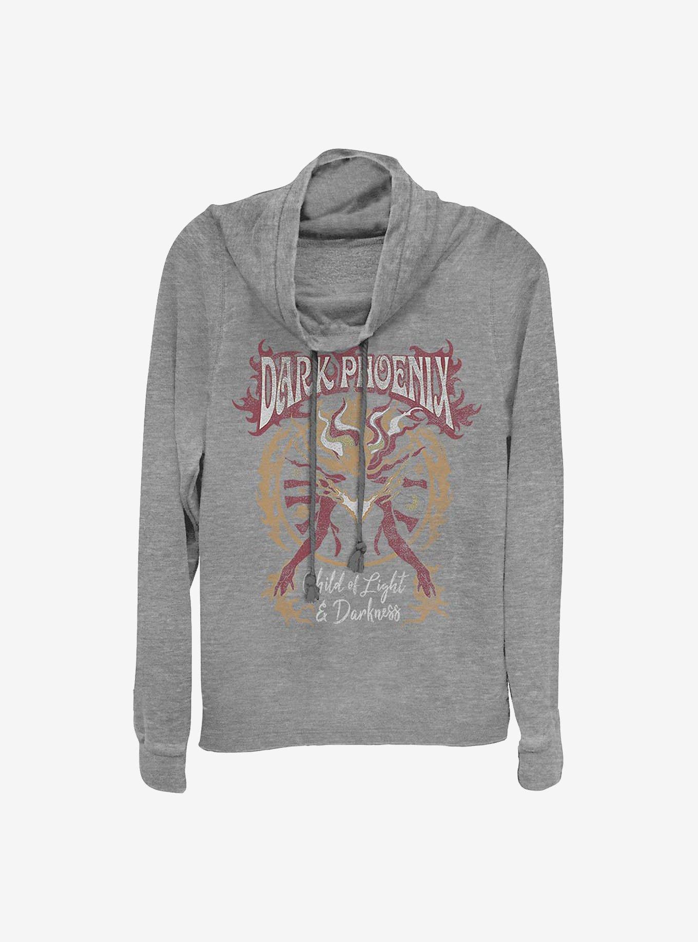 Marvel X-Men Phoenix Rising Cowlneck Long-Sleeve Girls Top, , hi-res