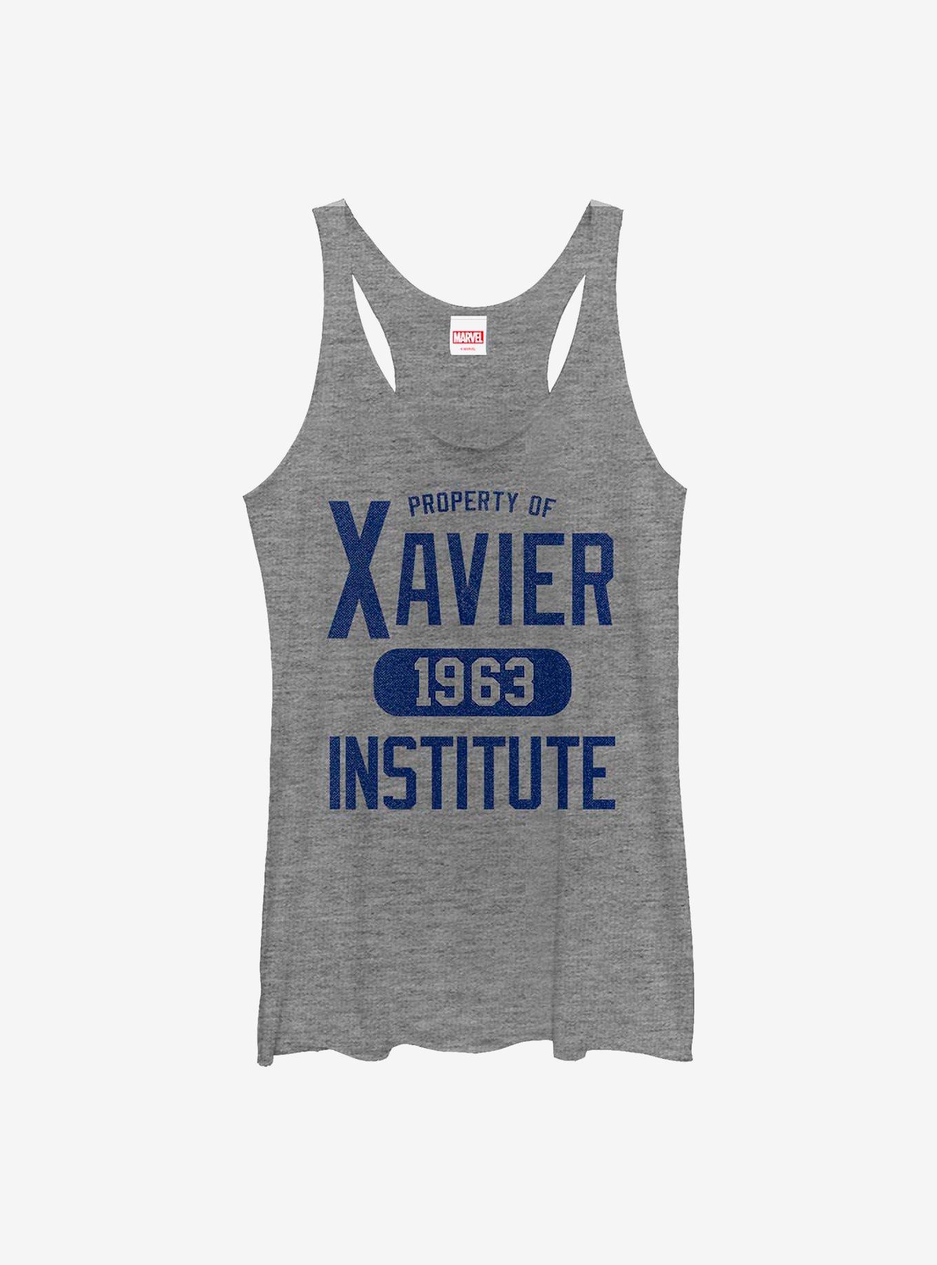 Marvel X-Men Varsity Shirt Girls Tank, GRAY HTR, hi-res