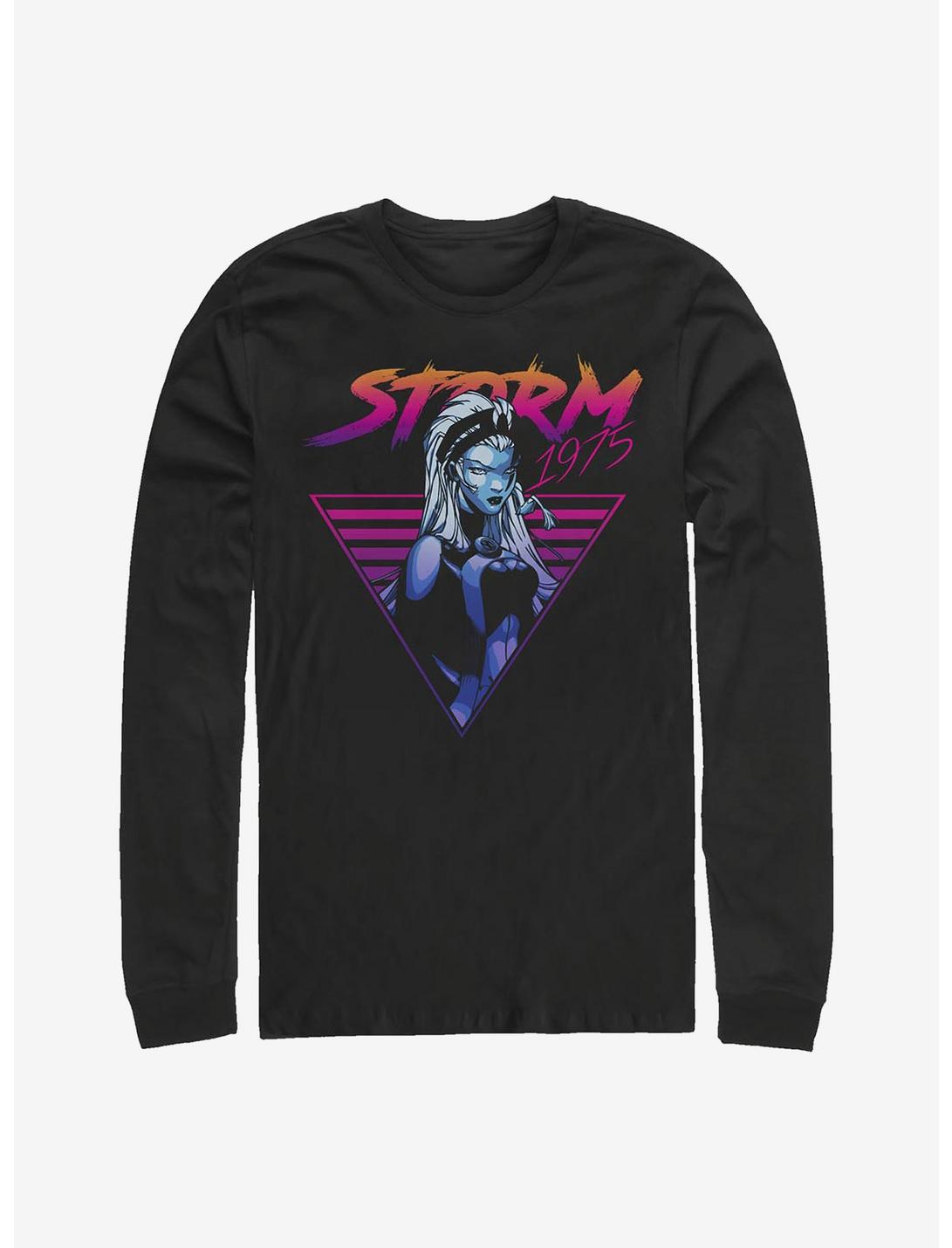 Marvel X-Men Neon Storm Long-Sleeve T-Shirt, BLACK, hi-res