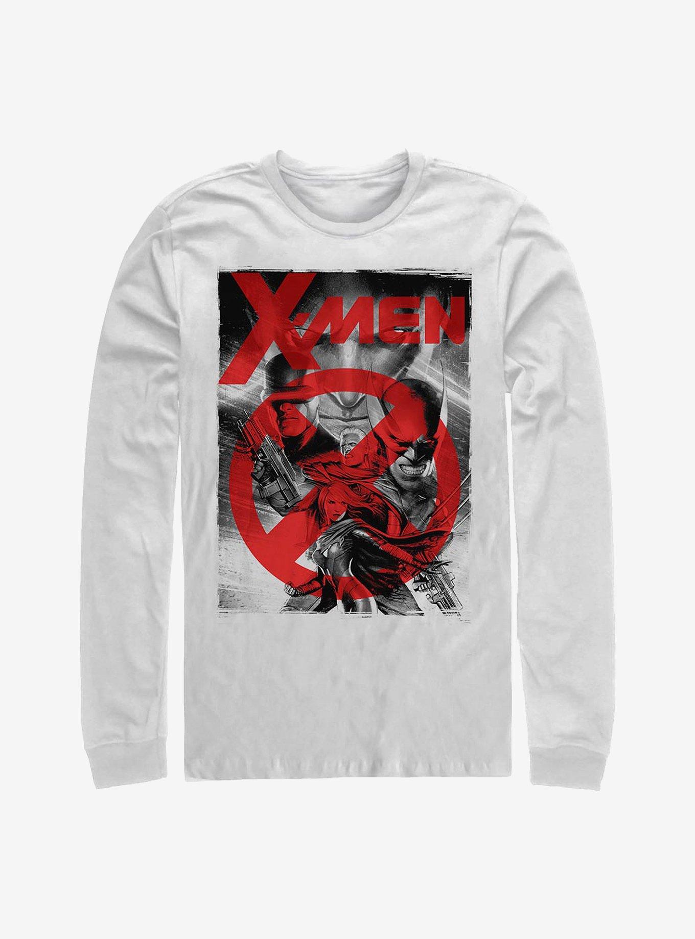 Marvel X-Men Team Long-Sleeve T-Shirt, WHITE, hi-res