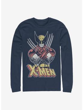 Marvel X-Men Vintage Wolverine Long-Sleeve T-Shirt, , hi-res