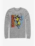 Marvel X-Men Wolverine Claw Flip Long-Sleeve T-Shirt, ATH HTR, hi-res