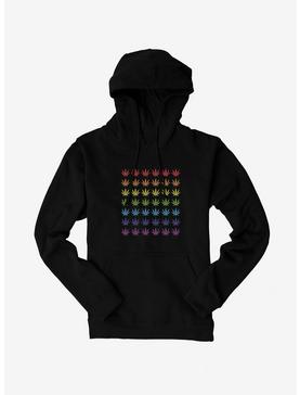 iCreate Pride Flag Cannabis Pattern Hoodie, , hi-res