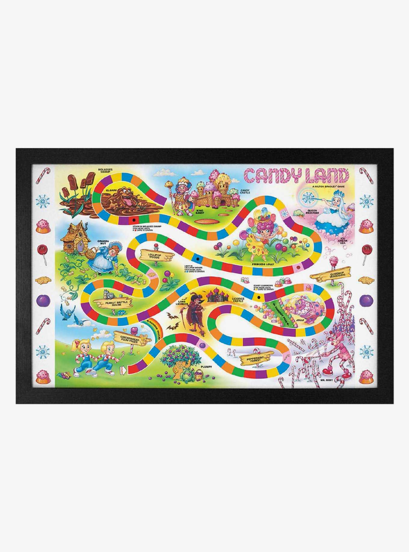 Candy Land Game Board Framed Wood Wall Art, , hi-res