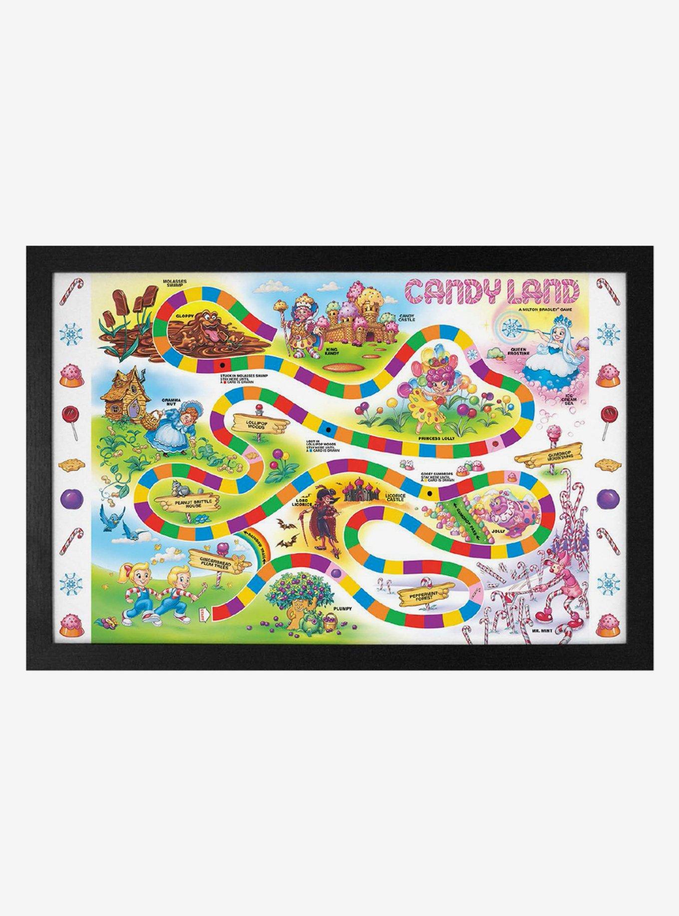 Candy Land Game Board Framed Wood Wall Art, , hi-res