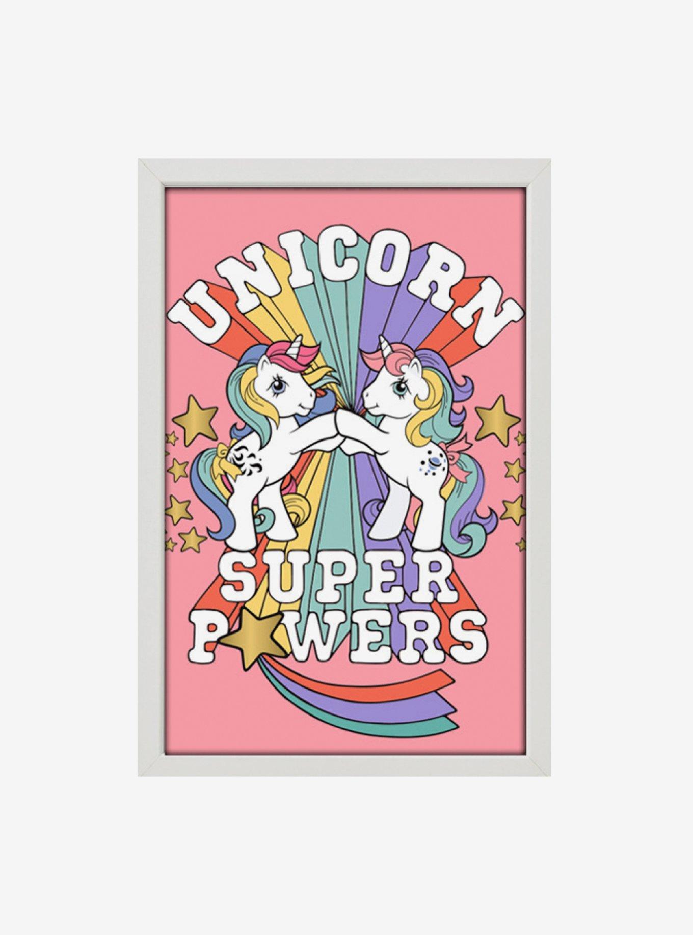 My Little Pony Classic Unicorn Powers Framed Wood Wall Art, , hi-res