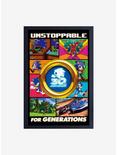 Sonic The Hedgehog 30Th Unstoppable Gold Ring Framed Wood Wall Art, , hi-res