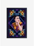 Frida Kahlo Flower Corners Framed Wood Wall Art, , hi-res