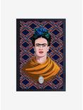 Frida Kahlo Flower Lattice Framed Wood Wall Art, , hi-res