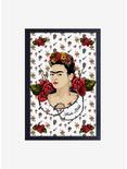 Frida Kahlo Red And White Framed Wood Wall Art, , hi-res
