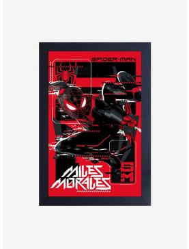 Marvel Spider-Man Miles Morales Glitch Framed Wood Wall Art, , hi-res