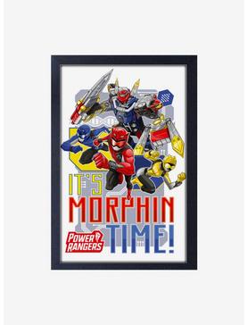Mighty Morphin Power Rangers Morphin' Time Framed Wood Wall Art, , hi-res
